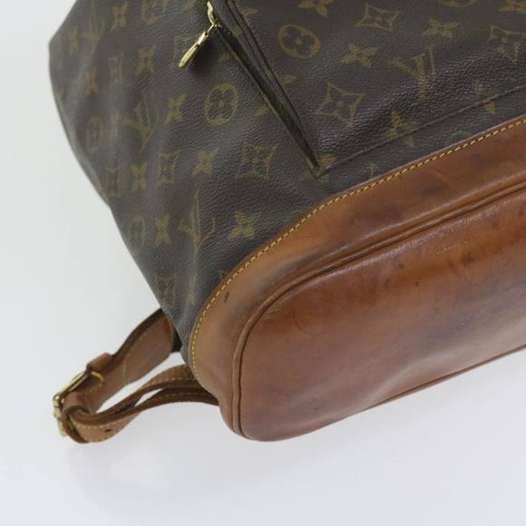 LOUIS VUITTON Monogram Montsouris GM Backpack M51135 LV Auth 60374 - Picture 15 of 16